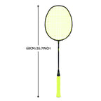 SALYWEE Sharp・Feather Head‑Heavy Offensive Badminton Racket 305±3mm Balance Point 6U Light Weight, T700+30T Carbon For Powerful Smash Shots