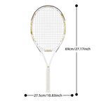 SALYWEE Golden Dragon SY1116 Tennis Racket | Carbon Fiber 280g 105in² 16×19 Pre-Strung Adult Racquet