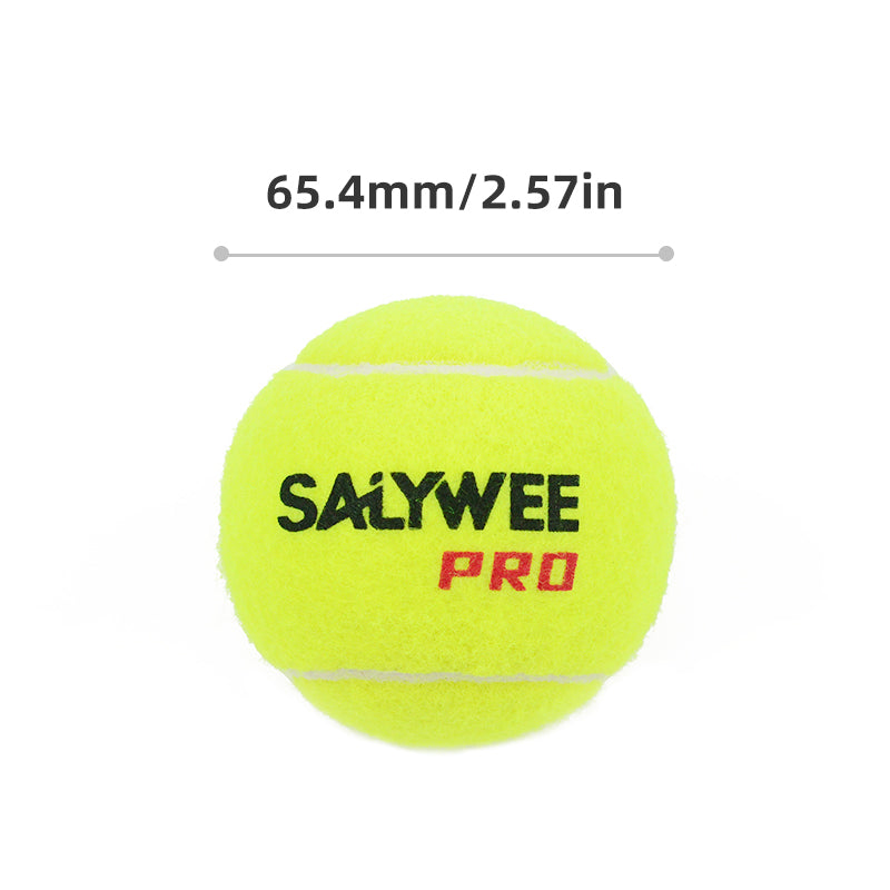 SALYWEE PRO Professional Tennis Balls 4 Count Pressurized Can All‑Court Suitable for Match & Daily Training Sessions