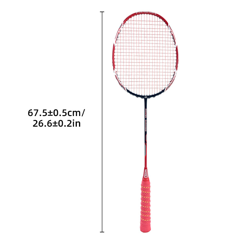 SALYWEE DARKNESS Full Carbon Fiber Badminton Racket 4U Offensive Specs, High‑Tension Tolerance ≤35LBS, Stable Frame For Pro‑Grade Hitting Performance