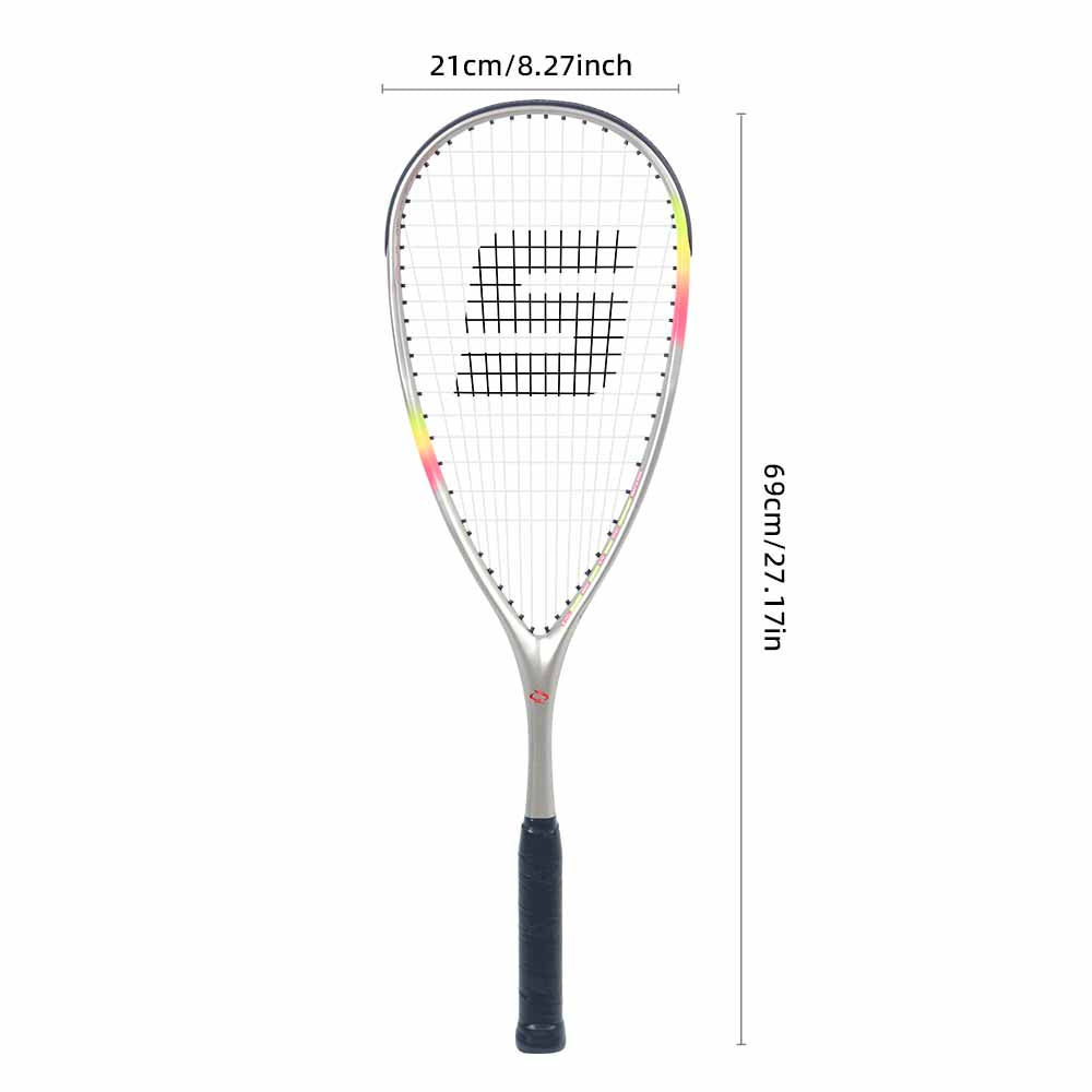 SALYWEE CK200 SY1025 Squash Racket T800 Carbon Fiber 139±5g Unstrung 360mm Balance Point Professional Training Squash Racket