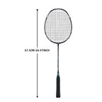 SALYWEE K520 PRO Speed‑Type Full Carbon Fiber Badminton Racket 4U, 26‑30LBS Tension, 295±5mm Balance Point, 675±5mm Length, White & Black Color Options