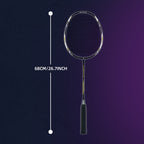 SALYWEE HERTZ SY902 Flexible 24T Shaft Badminton Racket Efficient Power Storage & Release Maximize Hitting Force for Adult Players