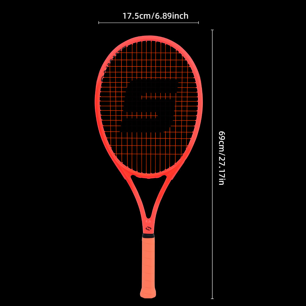 SALYWEE LITE·NEON SY1113 Gradient Fluorescent Orange Tennis Racket 16×19 String Pattern 330mm Balance Composite Carbon Tennis Racquet