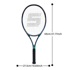 SALYWEE RACERUN MAX SY1117MAX Tennis Racket | Aluminum Carbon 295g 102in² 16×19 Pre-Strung Adult Racquet