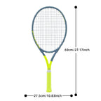 SALYWEE Phantom SY1112 Composite Carbon Fiber One-Piece Tennis Racquet 310g Unstrung 16×19 50-60LBS Recreational Tennis Racket