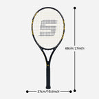 SALYWEE SY1114 Gungnir Mjolnir Pro Tennis Racket Full Carbon Frame Pre-Strung 102 sq.in for Recreational & Intermediate Players