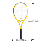 SALYWEE BABOBEE SY1118 Carbon Fiber Tennis Racket | 265g 102in² 16×19 Pre-Strung Adult Racquet