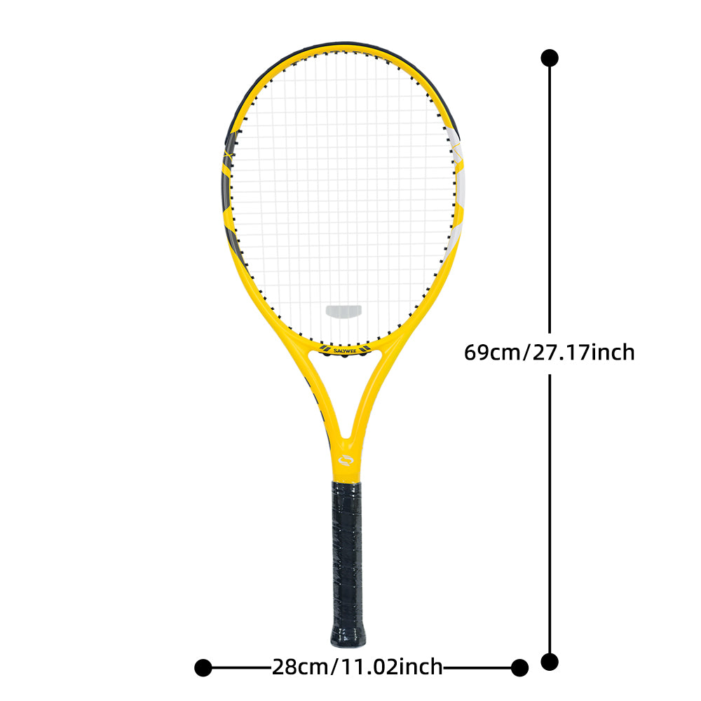 SALYWEE BABOBEE SY1118 Carbon Fiber Tennis Racket | 265g 102in² 16×19 Pre-Strung Adult Racquet