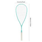 SALYWEE Olivia2.0 Full Carbon Squash Racket SY1028 69cm Length 21cm Width Light‑Weight Indoor Training Squash Racket