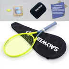 SALYWEE Phantom SY1112 Composite Carbon Fiber One-Piece Tennis Racquet 310g Unstrung 16×19 50-60LBS Recreational Tennis Racket
