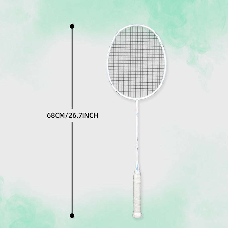 SALYWEE SU7 Pre‑Strung Full Carbon Badminton Racket 4U, 3‑Color Selection, 295±5MM Balance, Suitable For New Players And Hobby‑Level Enthusiasts