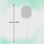 SALYWEE SU7 Pre‑Strung Full Carbon Badminton Racket 4U, 3‑Color Selection, 295±5MM Balance, Suitable For New Players And Hobby‑Level Enthusiasts