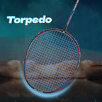 SALYWEE Torpedo SY901 Pre‑Strung Carbon Badminton Racket Lightweight Full‑Size Frame for Backyard & Weekend Recreational Badminton Games