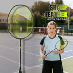 SALYWEE Sharp・Feather Head‑Heavy Offensive Badminton Racket 305±3mm Balance Point 6U Light Weight, T700+30T Carbon For Powerful Smash Shots