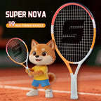 SALYWEE Children Tennis Racket Aluminum-Carbon Frame 4 Sizes Optional Lightweight For Kids Height Matching Training Use