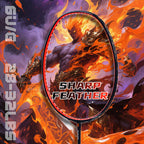 SALYWEE Sharp・Feather Head‑Heavy Offensive Badminton Racket 305±3mm Balance Point 6U Light Weight, T700+30T Carbon For Powerful Smash Shots