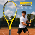 SALYWEE BABOBEE SY1118 Carbon Fiber Tennis Racket | 265g 102in² 16×19 Pre-Strung Adult Racquet