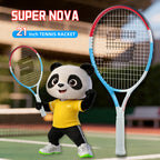 SALYWEE Children Tennis Racket Aluminum-Carbon Frame 4 Sizes Optional Lightweight For Kids Height Matching Training Use