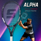 SALYWEE ALPHA SY1111 Tennisschläger Vollcarbon 273g unbesaitet 16×19 Saitenbild 50-60LBS Spannung Freizeitschläger