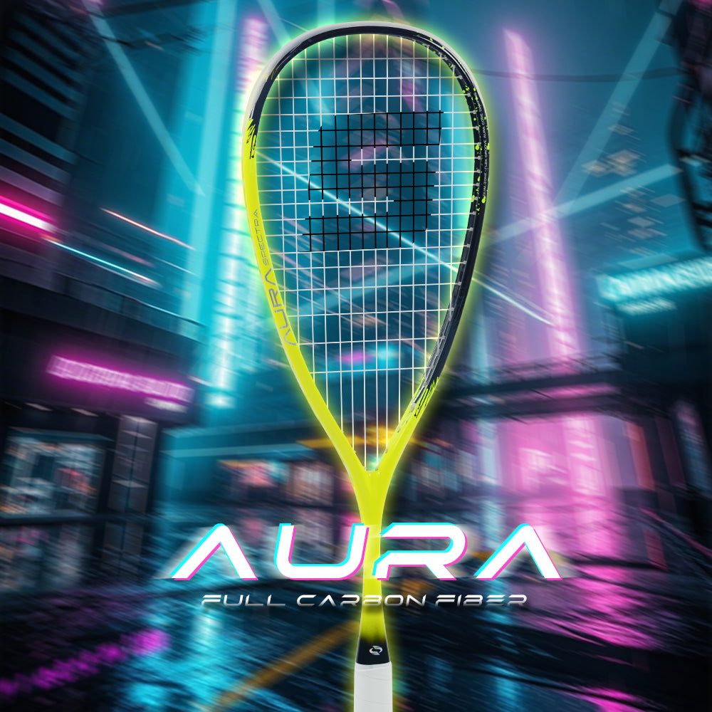 SALYWEE AURA SY1026 Full Carbon Squash Racquet 140g Unstrung 14×18 String Pattern 692mm Length Recreational Squash Racket