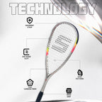 SALYWEE CK200 SY1025 Squash Racket T800 Carbon Fiber 139±5g Unstrung 360mm Balance Point Professional Training Squash Racket