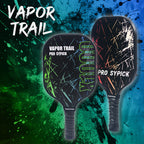 SALYWEE Vapor Trail X1000 Pickleball Paddle Fiberglass Surface 40×19.8cm 12mm Core Turquoise Orange-Red Pickleball Racket