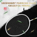 SALYWEE Bamboo Neutral Balance Full Carbon Badminton Racket Pre‑Strung 4U, 295±5mm Balance Point, 675±5mm Standard Length For All‑Round Play