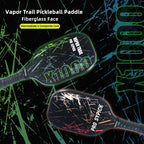 SALYWEE Vapor Trail X1000 Pickleball Paddle Fiberglass Surface 40×19.8cm 12mm Core Turquoise Orange-Red Pickleball Racket