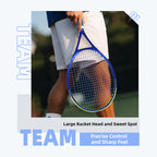 Raqueta de tenis SALYWEE Blue Leap SY1115 | 345 g 330 mm Punto de equilibrio Marco duradero para entrenamientos y partidos al aire libre