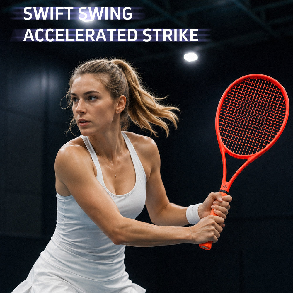 SALYWEE LITE·NEON SY1113 Gradient Fluorescent Orange Tennis Racket 16×19 String Pattern 330mm Balance Composite Carbon Tennis Racquet