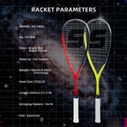SALYWEE AURA SY1026 Full Carbon Squash Racquet 140g Unstrung 14×18 String Pattern 692mm Length Recreational Squash Racket