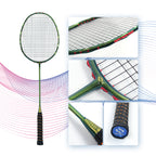 SALYWEE TWIST SY909 Pre‑Strung Full Carbon Fiber Badminton Racket 75±5g, 290±5MM Balance, 675±5MM Length for Daily Training & Competition