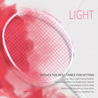 SALYWEE SU7 Pre‑Strung Full Carbon Badminton Racket 4U, 3‑Color Selection, 295±5MM Balance, Suitable For New Players And Hobby‑Level Enthusiasts