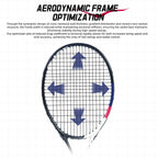 SALYWEE Nexus SY1110 Aluminum Carbon Tennis Racquet 293g Unstrung 16×19 String Pattern 50-55lbs Tension Beginner Recreational Tennis Racket