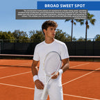 SALYWEE EXPLORER SY1119 Carbon Fiber Tennis Racket | 260g 102in² 16×19 Pre-Strung Adult Racquet