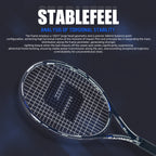 SALYWEE UNI360 Tennis Racket T800 Carbon Fiber 105in² Head 16×19 String Pattern Stable Control for Intermediate Adult Players