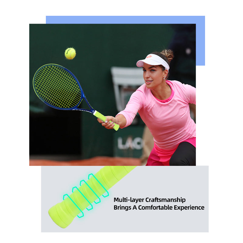 Raqueta de tenis SALYWEE Blue Leap SY1115 | 345 g 330 mm Punto de equilibrio Marco duradero para entrenamientos y partidos al aire libre