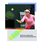 Raqueta de tenis SALYWEE Blue Leap SY1115 | 345 g 330 mm Punto de equilibrio Marco duradero para entrenamientos y partidos al aire libre