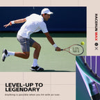 SALYWEE RACERUN MAX SY1117MAX Tennis Racket | Aluminum Carbon 295g 102in² 16×19 Pre-Strung Adult Racquet