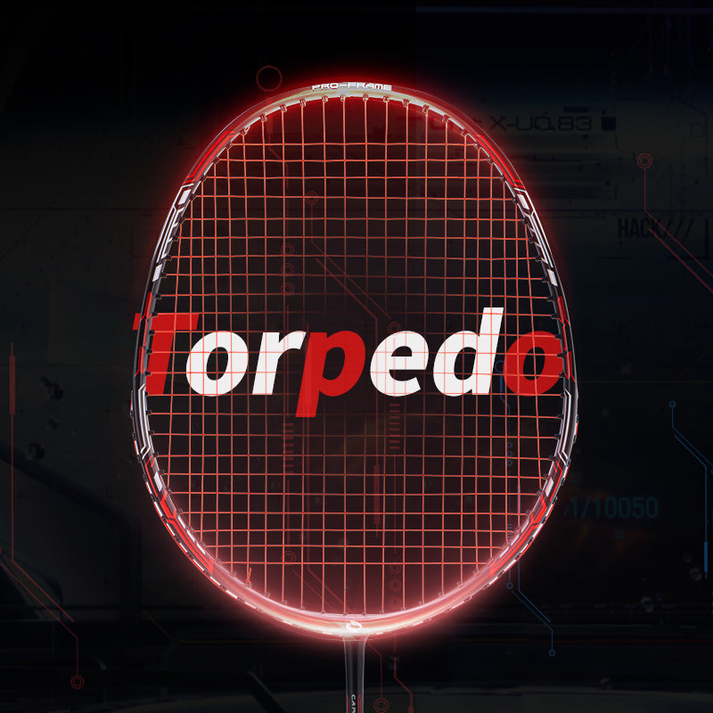SALYWEE Torpedo SY901 Pre‑Strung Carbon Badminton Racket Lightweight Full‑Size Frame for Backyard & Weekend Recreational Badminton Games