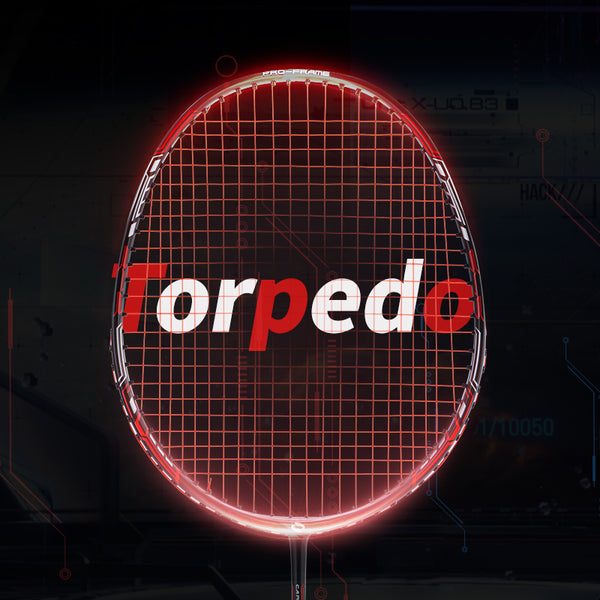 SALYWEE Torpedo SY901 Pre‑Strung Carbon Badminton Racket Lightweight Full‑Size Frame for Backyard & Weekend Recreational Badminton Games