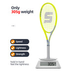 SALYWEE Gemini Composite Tennis Racket 69cm Length 330mm Balance Point 50-60LBS Tension Aluminum Carbon Frame Daily Practice Tennis Racket
