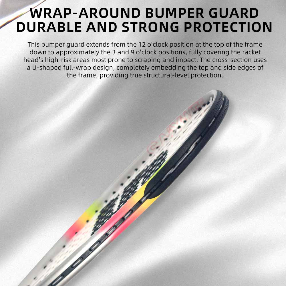 SALYWEE CK200 SY1025 Squash Racket T800 Carbon Fiber 139±5g Unstrung 360mm Balance Point Professional Training Squash Racket