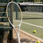 SALYWEE Golden Dragon SY1116 Tennis Racket | Carbon Fiber 280g 105in² 16×19 Pre-Strung Adult Racquet