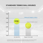 SALYWEE PRO Professional Tennis Balls 4 Count Pressurized Can All‑Court Suitable for Match & Daily Training Sessions