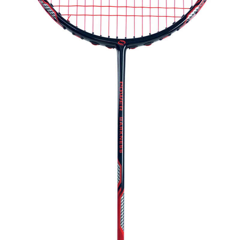 SALYWEE DARKNESS Full Carbon Fiber Badminton Racket 4U Offensive Specs, High‑Tension Tolerance ≤35LBS, Stable Frame For Pro‑Grade Hitting Performance