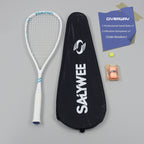 SALYWEE Olivia2.0 Full Carbon Squash Racket SY1028 69cm Length 21cm Width Light‑Weight Indoor Training Squash Racket