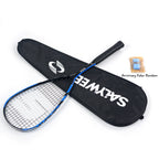 SALYWEE EAGLE Pro Squash Racket Full Carbon Fiber Pre-Strung Balanced Frame for Intermediate & Advanced Players