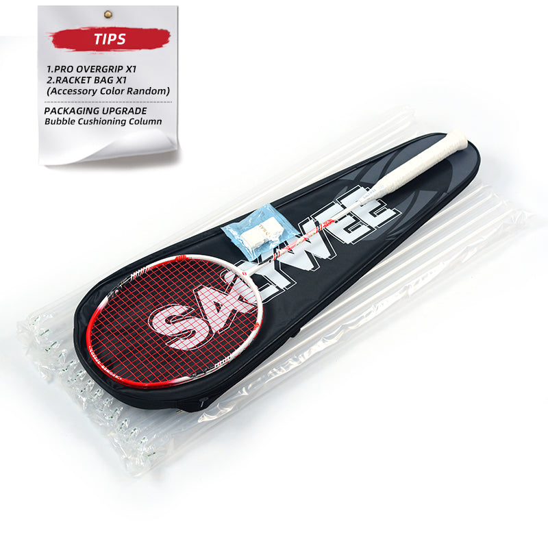SALYWEE MY2.0 Badminton Racket T700 Carbon, Exquisite Water‑Based Paint With Malaysian Landmark Architecture Pattern, Large Frame Sweet Spot For Training & Match